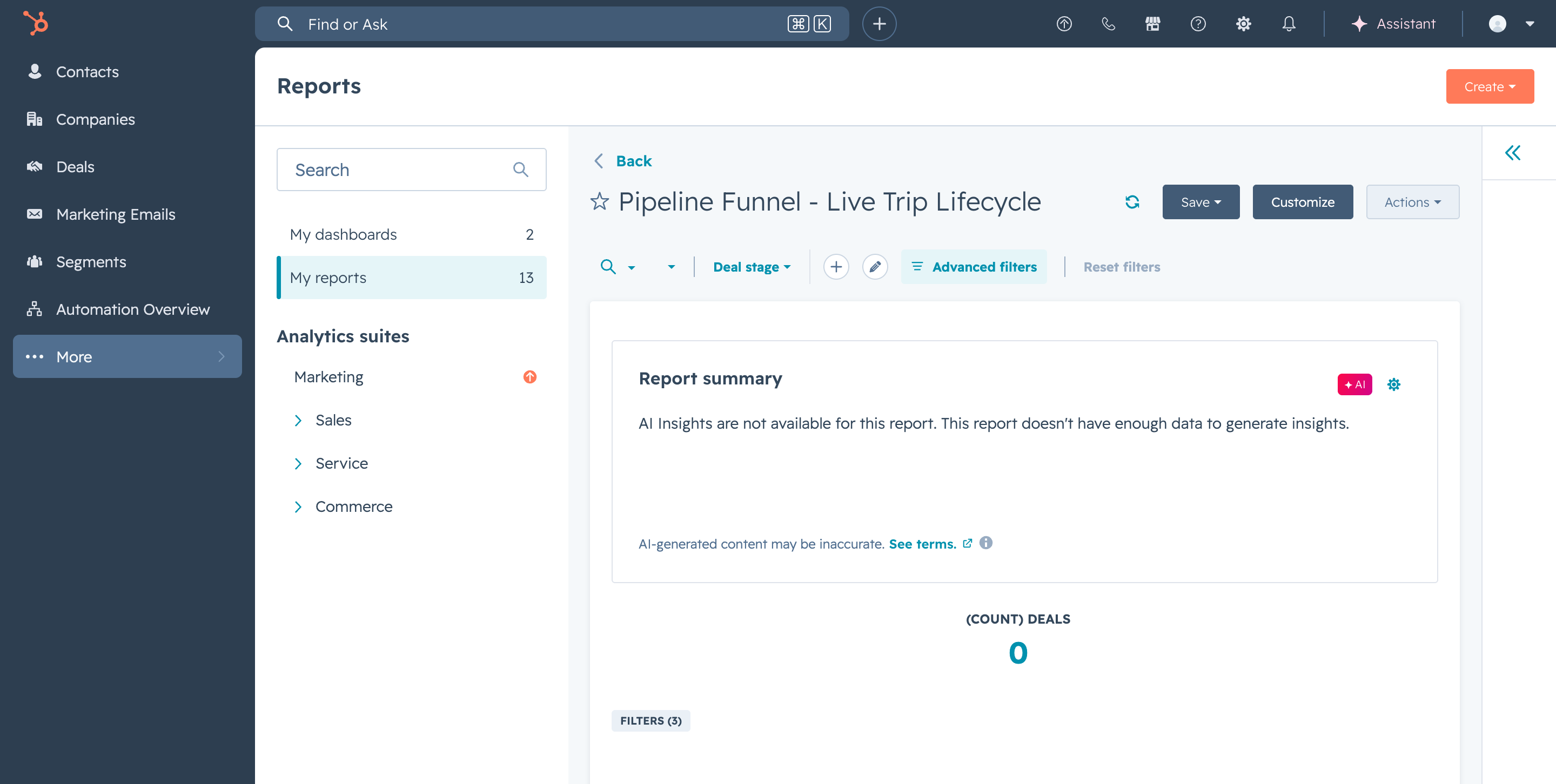 Pipeline Funnel, Trip Lifecycle